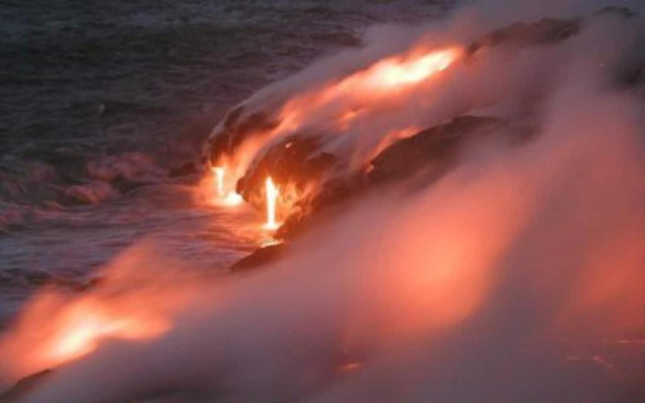 The Magical Lava Temple With Epic Volcano Views! Kehena Luaran gambar